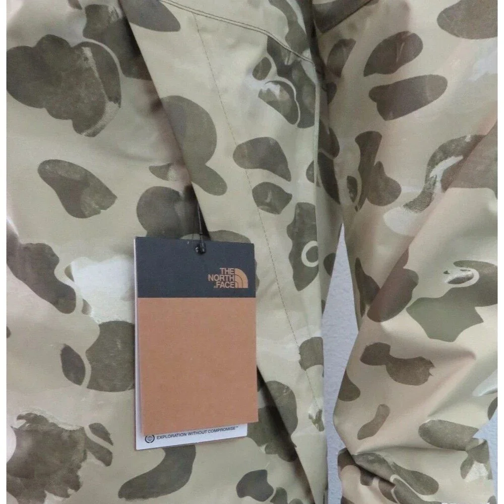 The North Face Men's Antora Dryvent Waterproof Hoodie Rain Jacket Cedar Camo XL